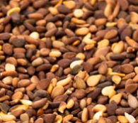 کنجد شکسته شده خام