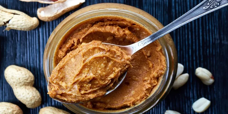 کره بادام زمینی بدون شکر