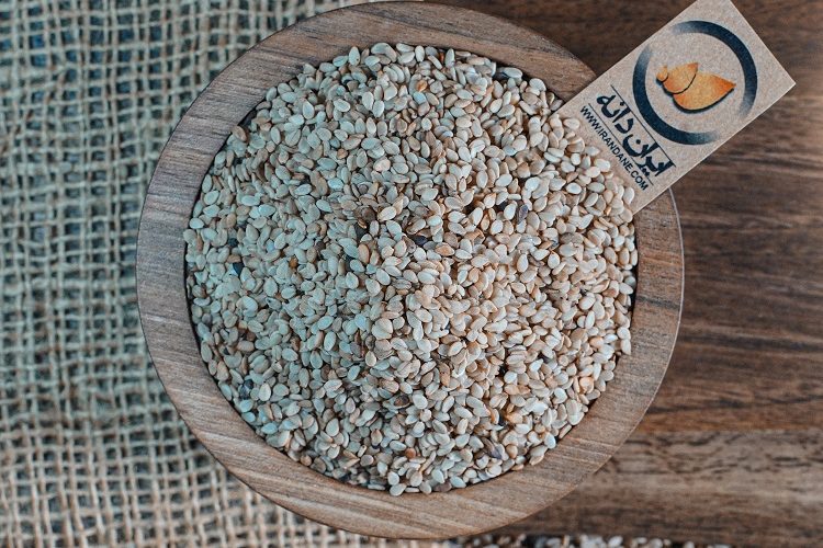 کنجد سفید باپوست بوجارشده